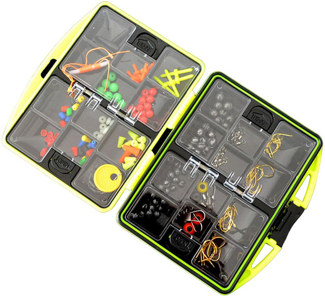 실버캐스트 컴팩트 낚시채비 184p 세트 WHS004-184, 1세트