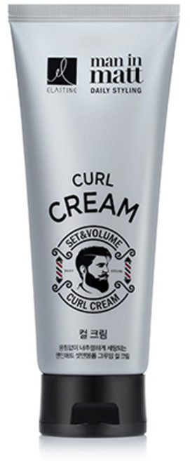 엘라스틴 맨인매트 셋앤볼륨 그루밍 헤어 컬크림, 150ml, 1개