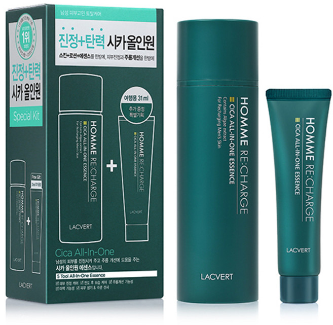 라끄베르 옴므 리차지 시카 올인원 에센스 150ml + 31ml, 1개