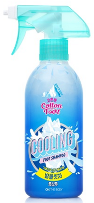 온더바디 코튼풋 발을 씻자 풋샴푸 쿨링, 1개입, 1개, 385ml
