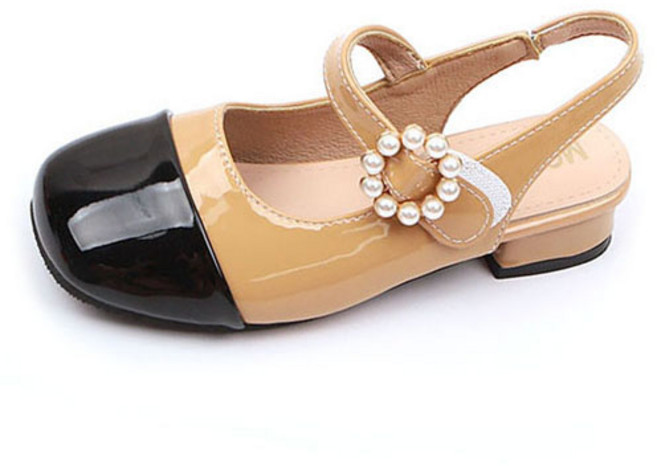 루루슈 여아용 심쿵 큐빅 꽃 구두 BB105