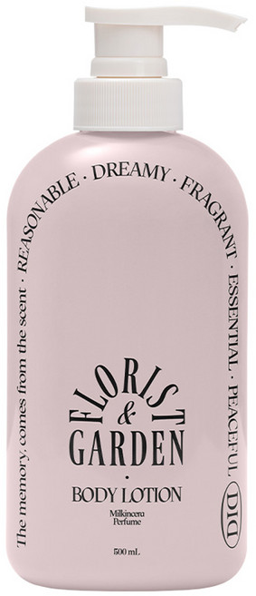 오디드 밀크인세라 퍼퓸 바디로션 플로리스트가든향, 500ml, 1개