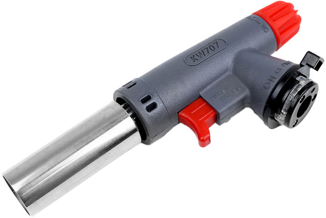 몬스툴 캠핑용 자동점화 권총형 가스토치, 1개