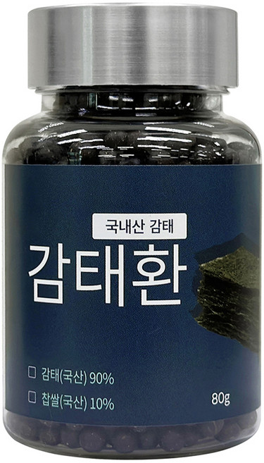 자연이답 감태환, 80g, 1개