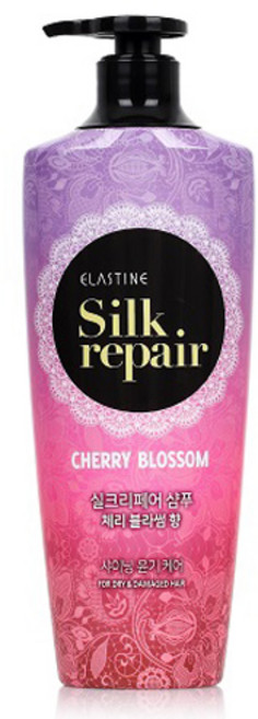 엘라스틴 실크 리페어 샴푸 체리블라썸향, 550ml, 1개
