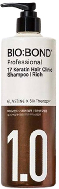 엘라스틴 실크테라피 바이오본드 리치 샴푸 화이트 플로럴 머스크, 450ml, 1개