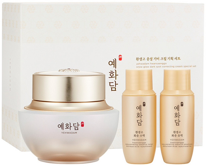 예화담 환생고 윤설 기미 크림 3종 세트, 1세트