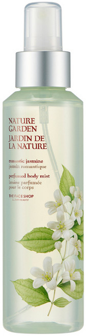 더페이스샵 네이처가든 퍼퓸 바디미스트 로맨틱 자스민 꽃향, 155ml, 1개