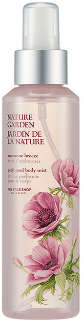 더페이스샵 네이처가든 아네모네 브리즈 퍼퓸 바디미스트, 155ml, 1개