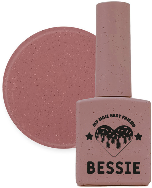 BESSIE 글리터젤 스위트샵 컬러 젤네일, GL53 라즈베리 타르트, 11ml, 1개