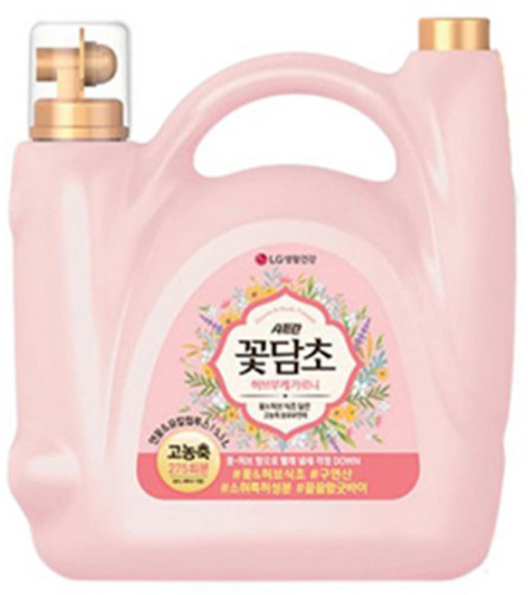 샤프란꽃담초 허브부케가르니 섬유유연제 연꽃 앤 유칼립투스 본품, 5.5L, 1개