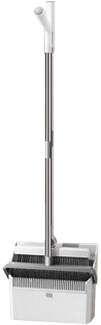 FAmILyLIFE 生活 第五代雙重除塵刮齒直立掃把組 A-142, 白色, 1組