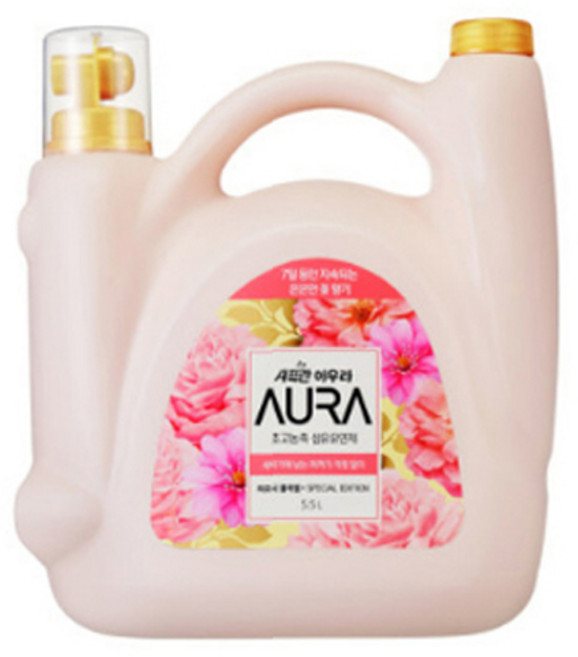 아우라 초고농축 섬유유연제 피오니 블러썸 본품, 5.5L, 1개