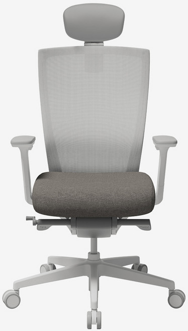 시디즈 T50 컴퓨터 책상 의자 HDA 방문설치, 화이트+그레이