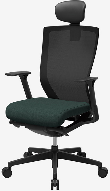 시디즈 T50 HF 사무용의자 방문설치, 딥그린