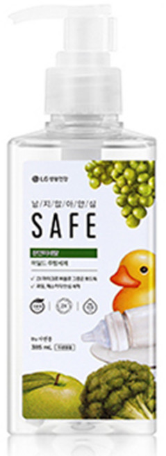 [비건라이프] 세이프 천연미네랄 마일드 주방세제 본품, 385ml, 1개