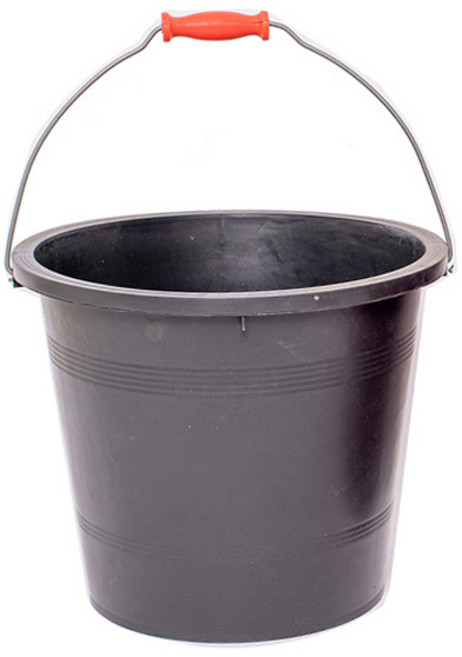 크린메이트 다용도 고무 바케스통, 검정, 1개