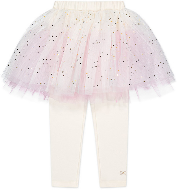 젤리스푼 여아용 트윙클 튜튜 스커트 레깅스