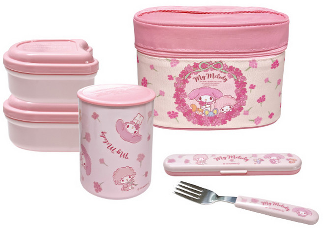 스케이터 KCLJC6AG 휴대 용기 세트 560ml, 1개, 24마이멜로디