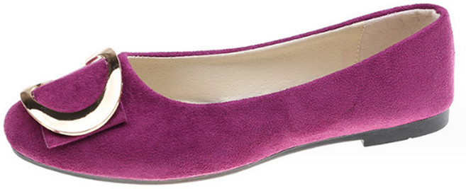 알로데 여성용 둥근코 C컷 슬랫슈즈