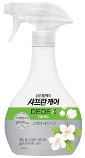 샤프란 케어 데오엑스 섬유탈취제 프레쉬 자스민향 본품, 500ml, 1개