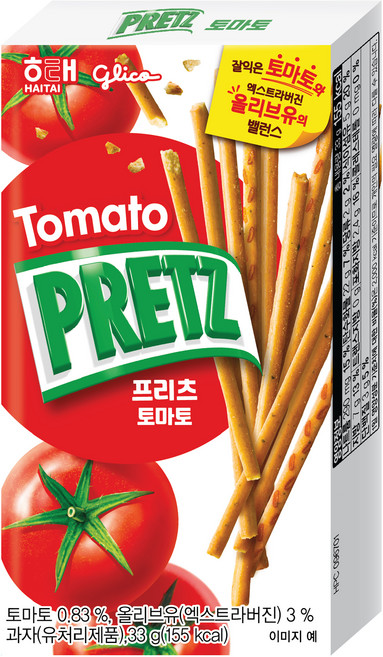 프리츠 토마토 막대과자, 33g, 1개