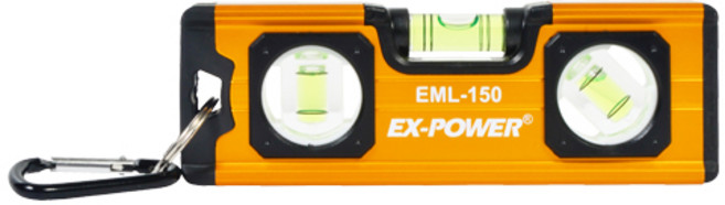 이엑스파워 미니 자석 수평기 EML-150, 1개