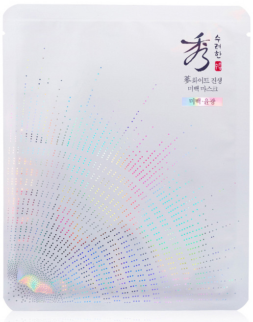 수려한 화이트 진생 미백 마스크, 1개입, 1개