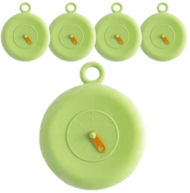 금깨비 만능 음식 캔 뚜껑 덮개, 그린, 5개