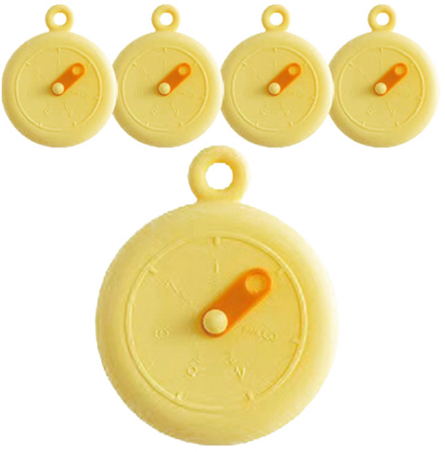 금깨비 만능 음식 캔 뚜껑 덮개, 옐로우, 5개