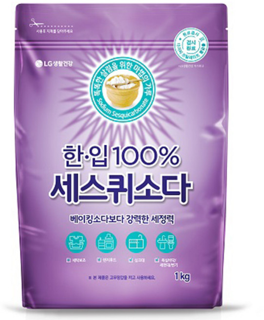 한입 세스퀴소다 세제, 1kg, 1개