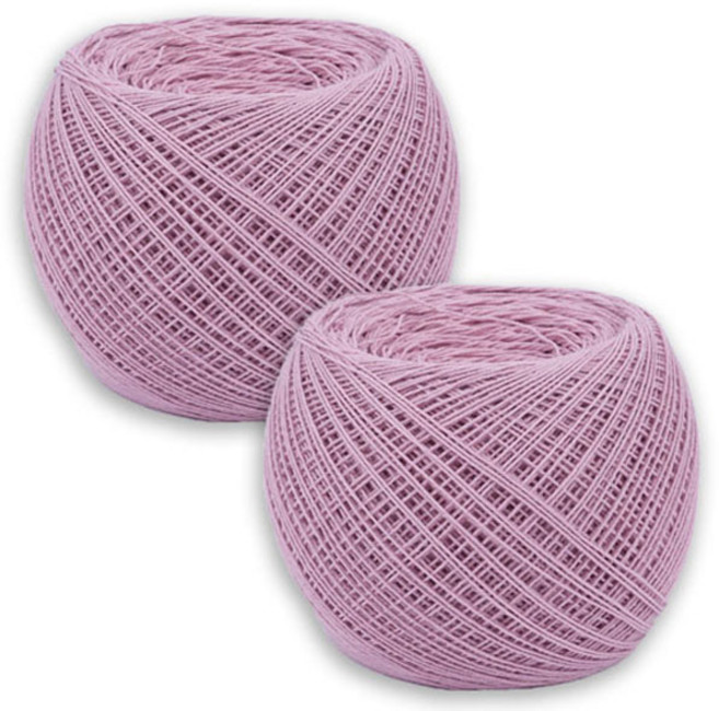 타조 구정뜨개실 순면 40수, 119 인디핑크, 2개