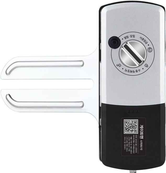 게이트맨 1초잠김 프레임형 유리문 전용 보조키 손잡이 없음 도어락, GR-FRAME, 고객직접설치