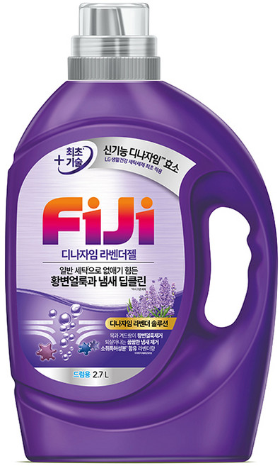 피지 디나자임 딥클린 라벤더 액상세제 본품, 1개, 2.7L