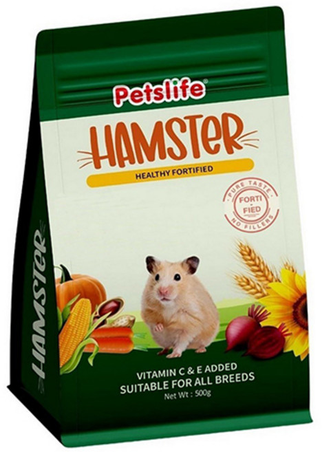 펫스라이프 햄스터 사료, 500g, 1개