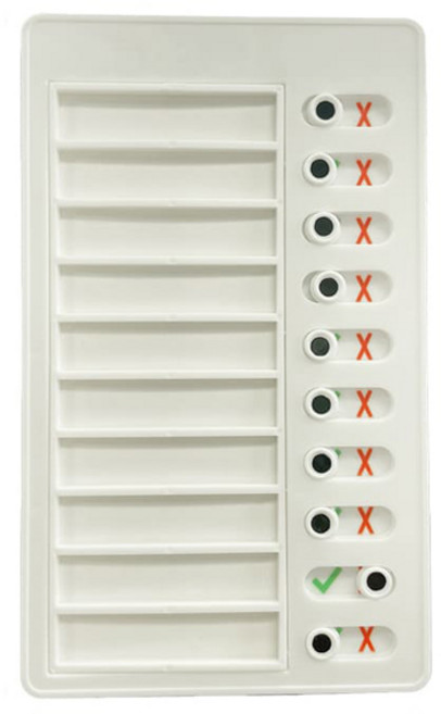 공중부양 데일리 체크 자석 메모보드, 1개