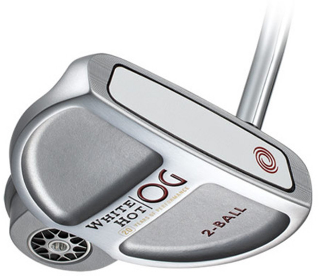 캘러웨이 오디세이 화이트 핫 OG 퍼터 2BALL 84.68cm(34인치) + 퍼터커버 + 오버사이즈 그립, 3도