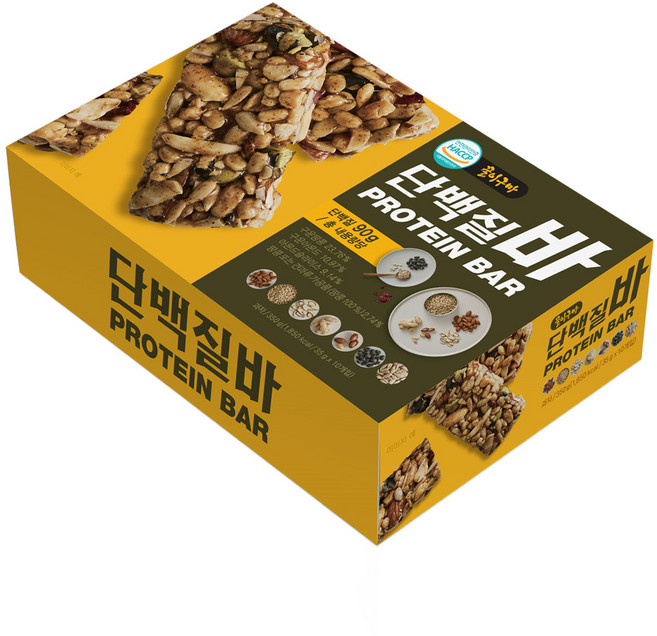 꿀이구마 견과 듬뿍 단백질바 10p, 350g, 1개