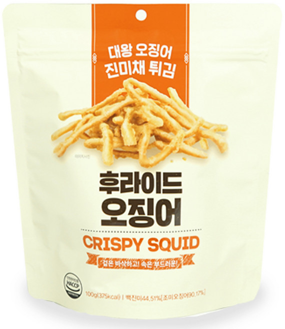 생자연 후라이드 오징어, 100g, 1개