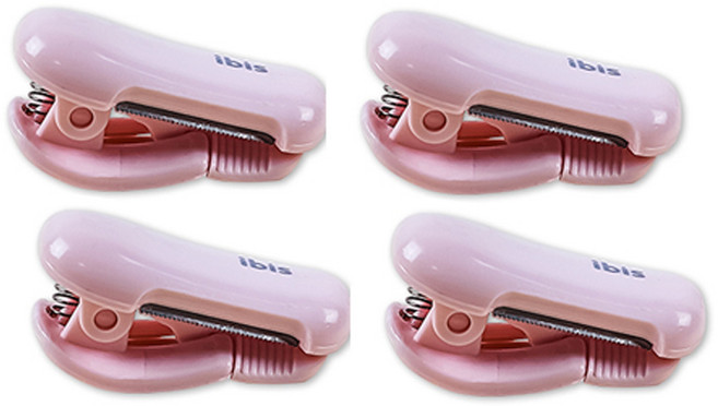 아이비스 마스킹 테이프 커터 10~15mm, 핑크, 4개