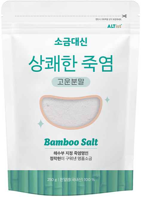 알티스트 소금대신 상쾌한 죽염 고운분말, 250g, 1개