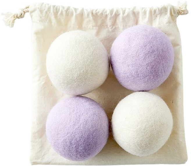 모던하우스 세탁 건조기 양모볼 4p, 라벤더, 1세트
