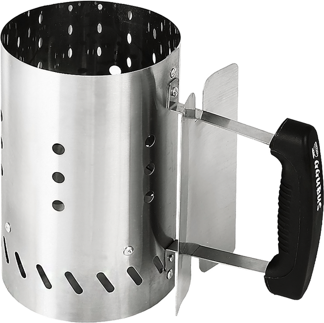 꾸버스 원형 차콜 스타터 캠핑주방용품, 1세트