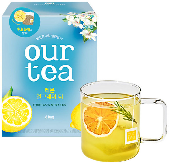 JARDIN our tea 檸檬伯爵茶茶包, 17.1g, 8包, 1盒