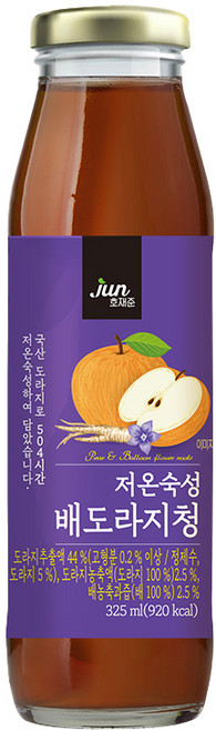 호재준 저온숙성 배도라지청, 325ml, 1개