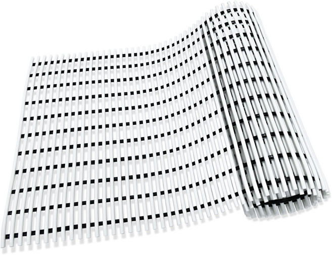 월광 미끄럼방지 욕실매트 고급형, 하얀색, 1개