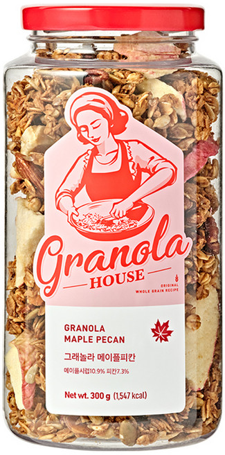 그래놀라하우스 메이플 피칸 시리얼, 300g, 1개