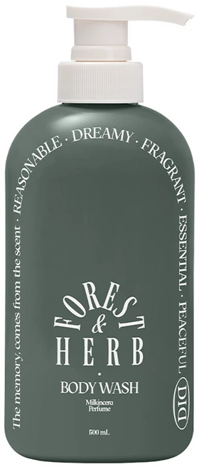 오디드 밀크인세라 퍼퓸 바디워시 포레스트허브, 1개, 500ml - 쿠팡