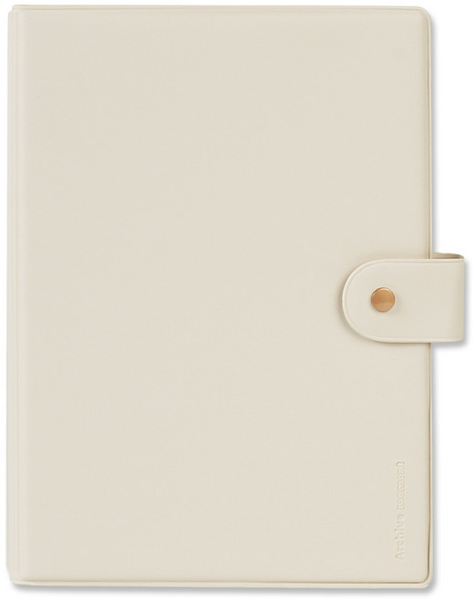 리코즈 A5 아카이브 바인더 커버 6공, 바닐라, 1개