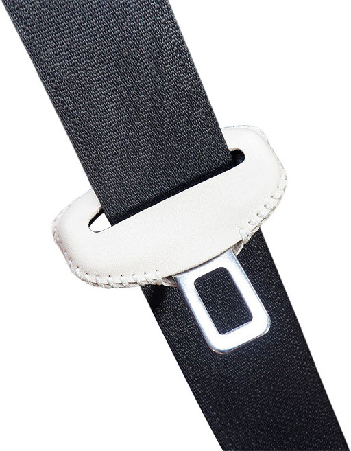 앤티스 프리미엄 안전벨트 버클 가죽커버, 화이트, 4개